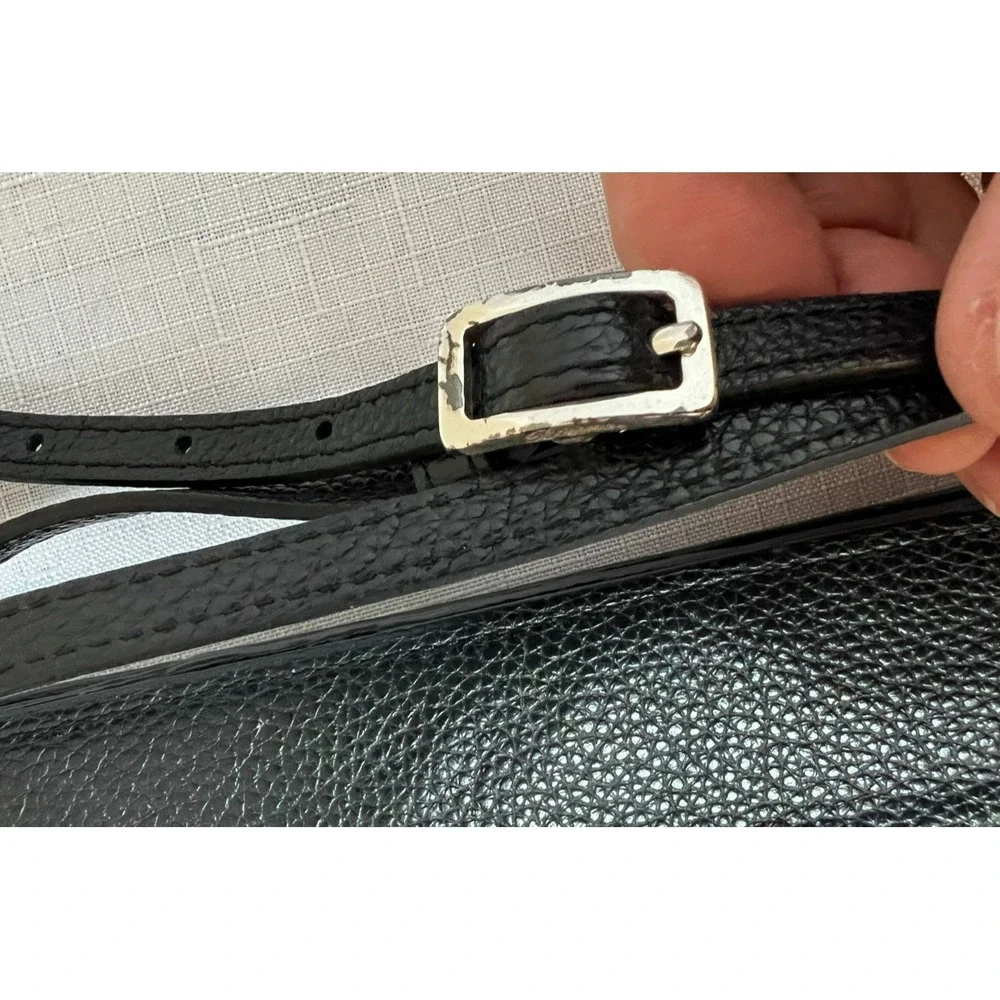 Brighton Pretty Tough Phone Case/Card Black‎ Cross Body Snake Leather & Studs